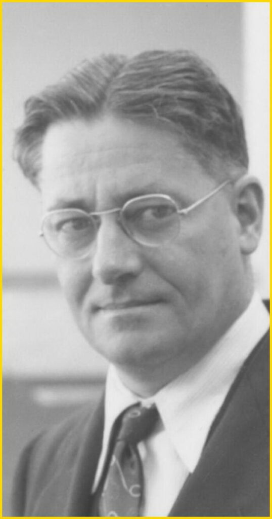 A portrait photograph of Howard Florey, Australian pathologist and Nobel laureate, in 1960.